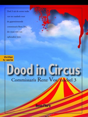 cover image of Dood in Circus, Commissaris Renz Vos, misdaad 3